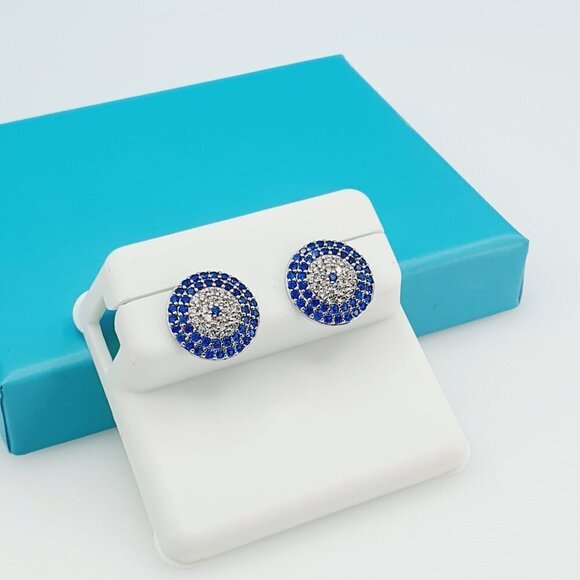 "925 Sterling Silver CZ Beautiful Earrings for Women, 1USPAR4227 - Picture 3 of 11